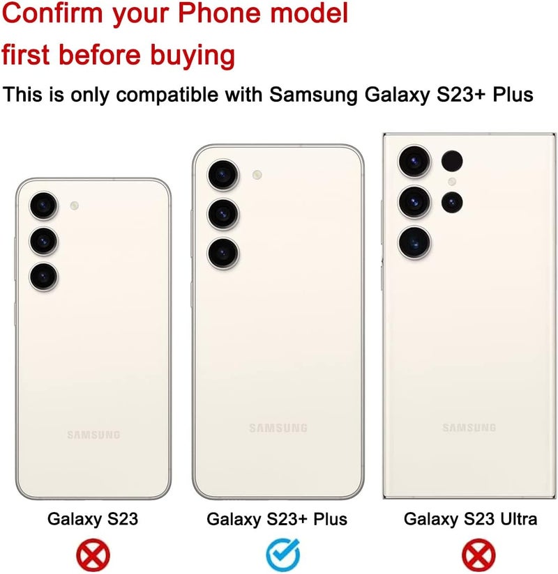 Perzework Rear Back Glass Replacement for Samsung Galaxy S23 Plus with Reparing Toolkit and Manual (Cream) - Image 2